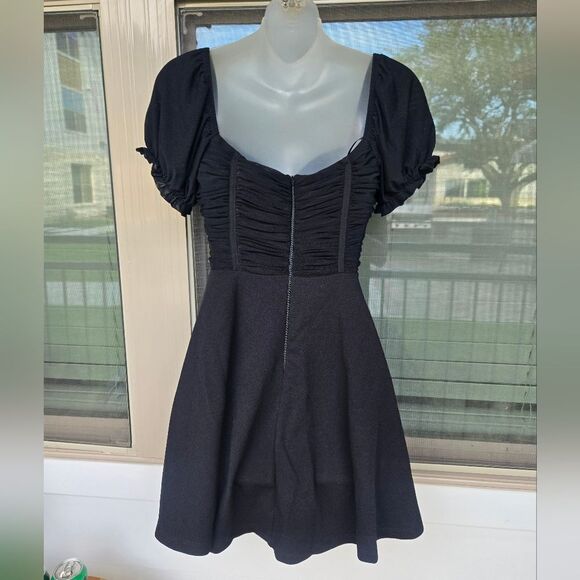 Windsor Darling Sweetheart Skater Dress In Black NWT Sz M - Picture 7 of 11
